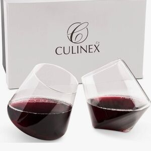 Culinex Aerating Stemless Wine Glasses
